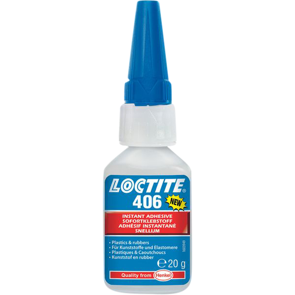 Loctite 406 (rubber)